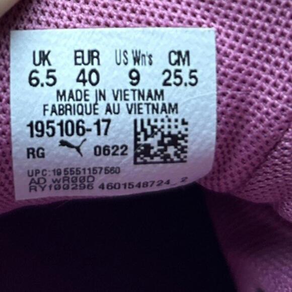 Women’s Puma Soft ride Enzo NXT Size 9 Color Pink/Magenta  Comfortable & So Cute - Picture 10 of 12